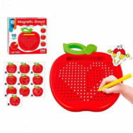 Мозайка-магнитная YM2225 дощечка, палочка, 10 карток з 20 малюнками, короб. 19,7*2,1*18,9см