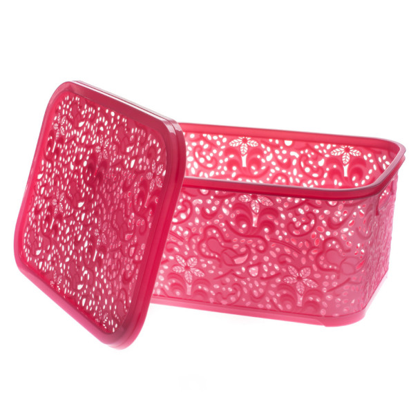 Кошик з кришкою 22 л блакитна -
                                                        Фото 8