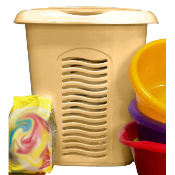 Кошик для білизни бежевий -
Фото 2 Кошик для білизни бежевий -
Фото 2