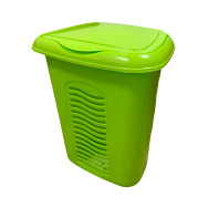 Корзина для белья салатовая