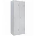 Шкаф одежный металлический усиленный 2 секции, 2 дверцы, секция 400 мм УМ