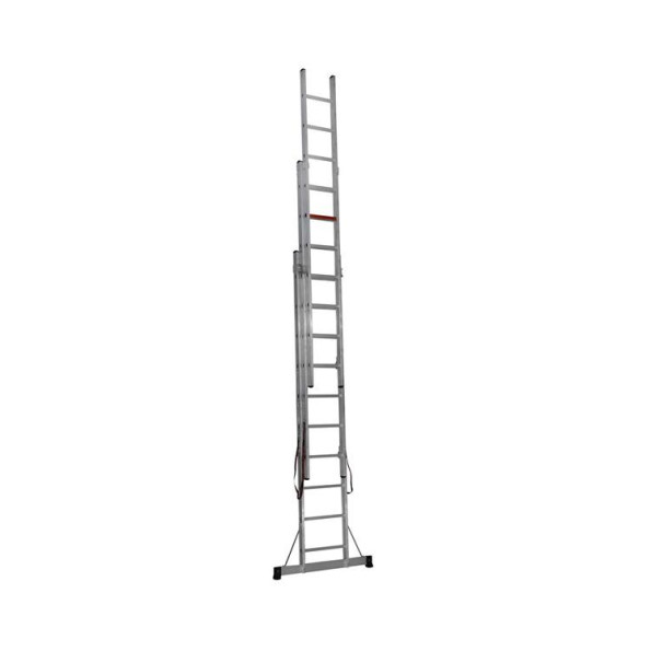 Трьохсекційна алюмінієва драбина VIRASTAR Triomax Pro 3x10 сходинок -
                                                        Фото 4