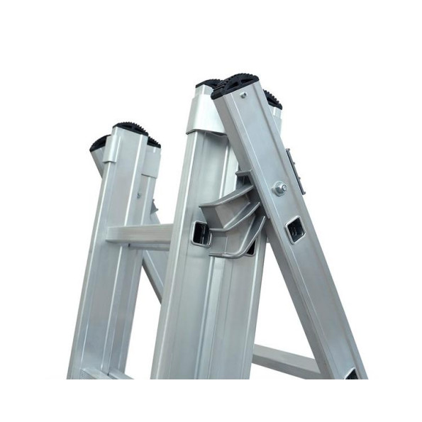 Трьохсекційна алюмінієва драбина VIRASTAR Triomax Pro 3x9 сходинок -
                                                        Фото 4