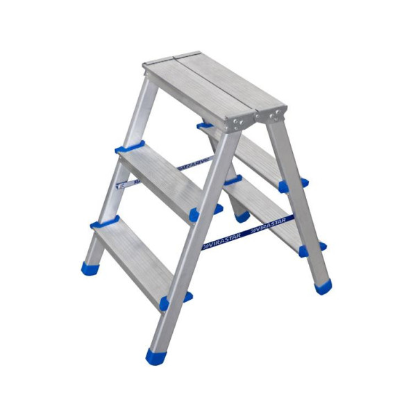 Двостороння алюмінієва драбина 2х3 VIRASTAR GORA -
                                                        Фото 2