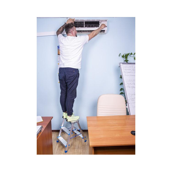 Двостороння алюмінієва драбина 2х3 VIRASTAR GORA -
                                                        Фото 9