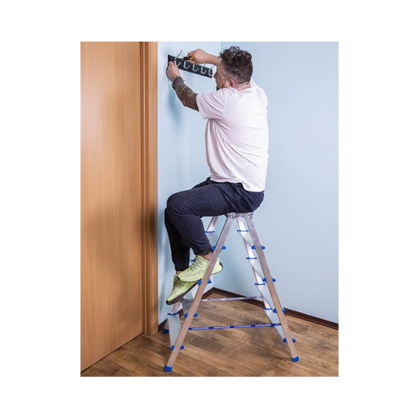 Двостороння алюмінієва драбина 2х5 VIRASTAR GORA -
                                                        Фото 6