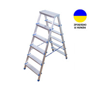 Двостороння алюмінієва стрем'янка VIRASTAR GORA 2х6 Двостороння алюмінієва стрем'янка VIRASTAR GORA 2х6