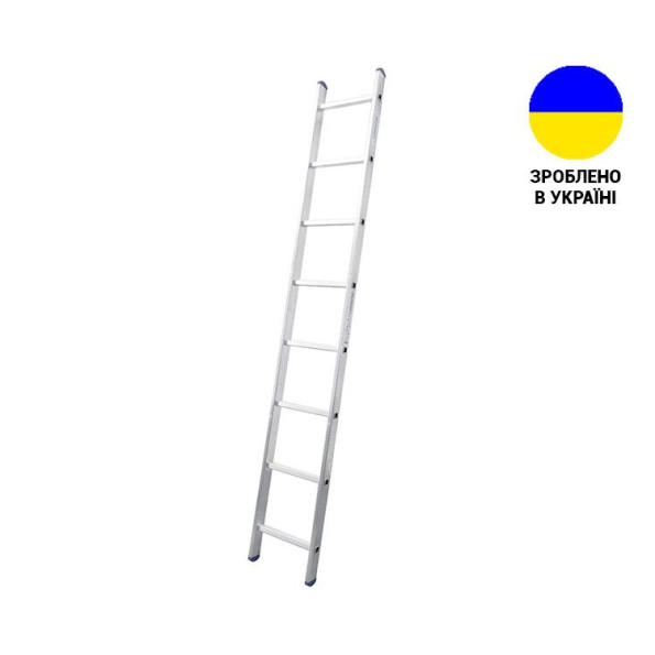 Алюминиевая односекционная лестница 8 ступеней UNOMAX VIRASTAR