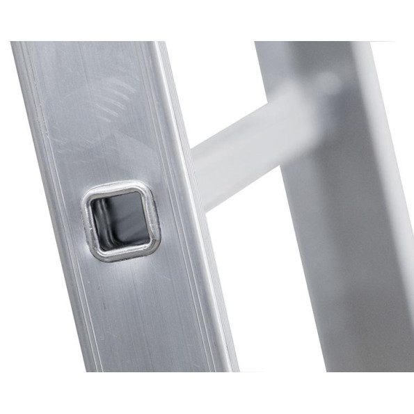 Алюминиевая односекционная лестница 16 ступеней UNOMAX VIRASTAR -
                                                        Фото 6