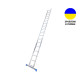 Алюминиевая односекционная лестница 18 ступеней UNOMAX VIRASTAR -
                                                        Фото 1