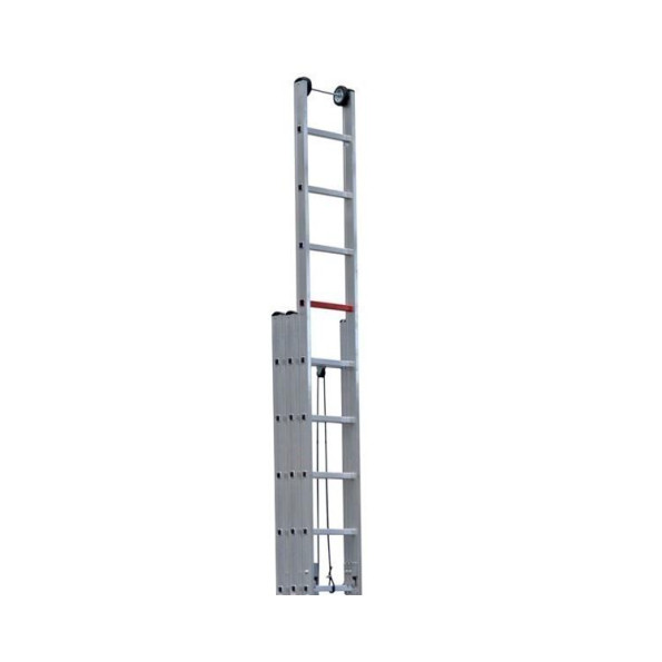 Трехсекционная лестница VIRASTAR 3x15 ступеней с канатной тягой
