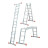 Шарнірна драбина-стрем'янка KRAUSE MultiMatic 4x3 сходинки