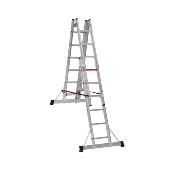 Двухсекционная телескопическая лестница VIRASTAR 2x6 ступеней -
                                                        Фото 2