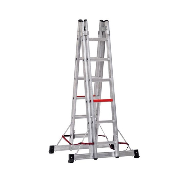 Двухсекционная телескопическая лестница VIRASTAR 2x6 ступеней -
                                                        Фото 3
