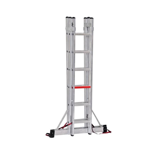 Двухсекционная телескопическая лестница VIRASTAR 2x6 ступеней -
                                                        Фото 4