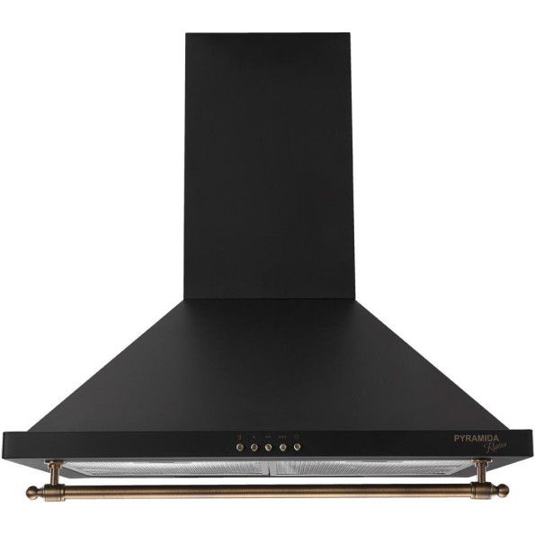 Вытяжка купольная настенная Pyramida CXW-KH 60 rustico black Вытяжка купольная настенная Pyramida CXW-KH 60 rustico black