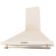 Вытяжка купольная настенная Ventolux LAZIO 60 IVORY/BZ (750)