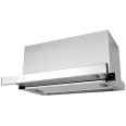 Вытяжка телескопическая встраиваемая (в шкаф) Ventolux GARDA 60 INOX (1000) LED