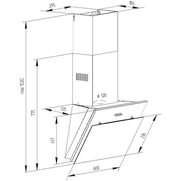 Вытяжка Pyramida NR-MG 60 (1000) M BL -
Фото 4 Вытяжка Pyramida NR-MG 60 (1000) M BL -
Фото 4