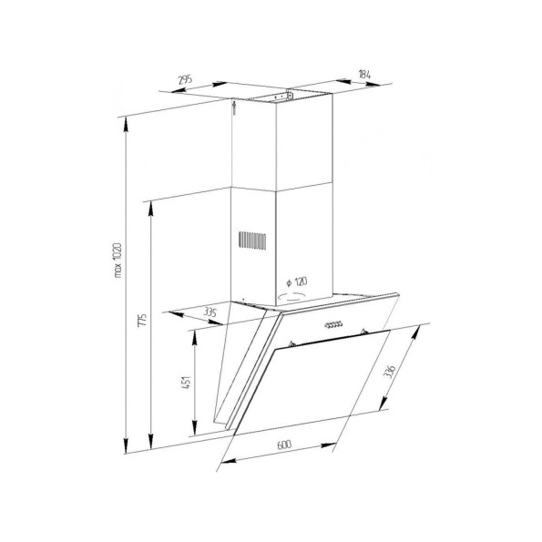 Вытяжка Pyramida NR-MV 60 (1000) M BL -
Фото 2 Вытяжка Pyramida NR-MV 60 (1000) M BL -
Фото 2