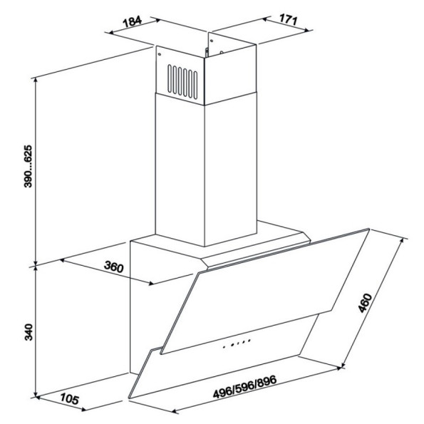 Вытяжка Eleyus Element 700 60 BL -
Фото 4 Вытяжка Eleyus Element 700 60 BL -
Фото 4