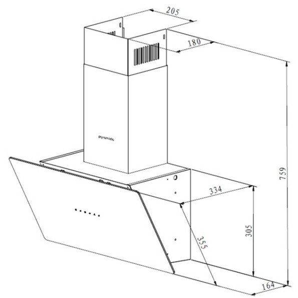 Вытяжка Pyramida NRX2-60 IV -
Фото 2 Вытяжка Pyramida NRX2-60 IV -
Фото 2