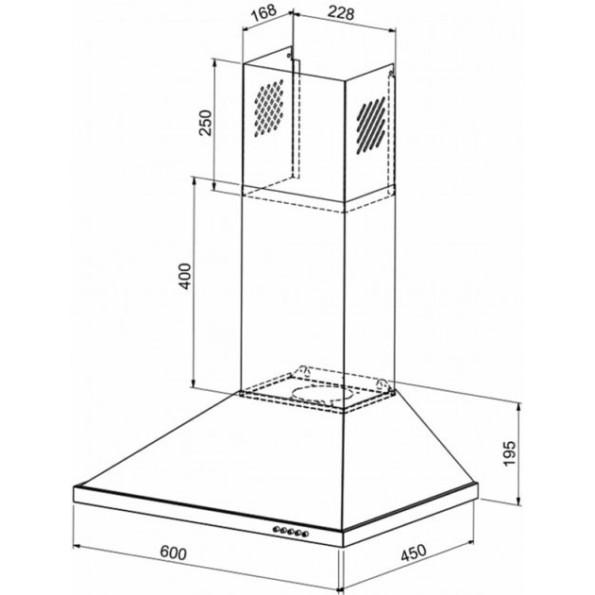 Вытяжка Jantar KBR 650 LED 60 BL+RB -
                                                        Фото 5