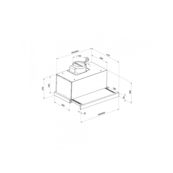 Вытяжка Pyramida TL 60 (1100) SYE-11E IX -
Фото 3 Вытяжка Pyramida TL 60 (1100) SYE-11E IX -
Фото 3