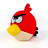 М'яка іграшка Angry Birds червоний 20см