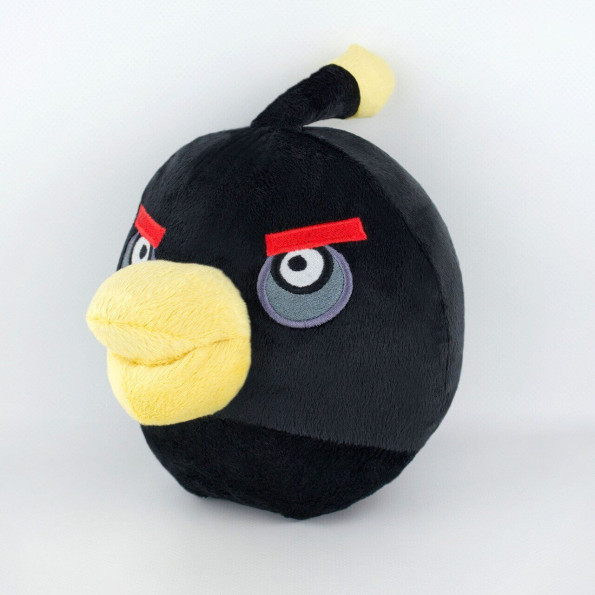 Мягкая игрушка Angry Birds Бомб 28см