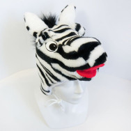 Детская маскарадная шапочка зебра