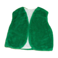 Дитячий маскарадний жилет зеленого кольору 35см