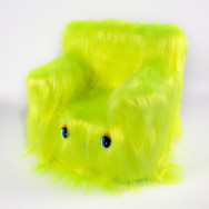 Дитячий Стільчик Пухнастик 43см лимонний