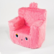 Дитячий Стільчик Пухнастик 43см рожевий