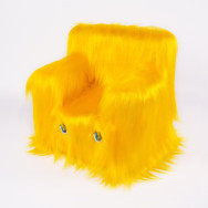 Дитячий Стільчик Пухнастик 43см жовтий