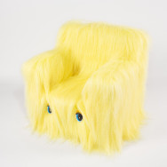 Дитячий Стільчик Пухнастик 43см банановий