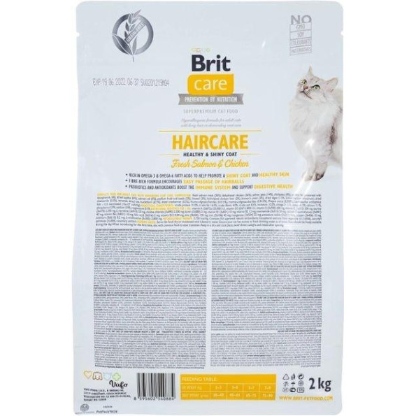 Brit Care Cat Grain-Free Haircare Healthy and Shiny Coat сухой корм для кошек 2 кг -
Фото 3 Brit Care Cat Grain-Free Haircare Healthy and Shiny Coat сухой корм для кошек 2 кг -
Фото 3