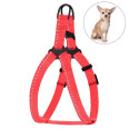 Шлея для собак BronzeDog коралловая пластиковый фастекс 1224 68Т 10мм (33-40см)