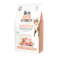 Brit Care Cat Sensitive Healthy Digestion Delicate Taste корм для вибагливих кішок 2 кг Brit Care Cat Sensitive Healthy Digestion Delicate Taste корм для вибагливих кішок 2 кг