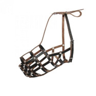 Намордник сітка для німецьких овчаркок псів коричневий Фауна 003007-2