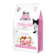 Brit Care Cat Grain-Free Sterilized Sensitive корм для стерилизованных котов с чувствительным пищеварением 2 кг
