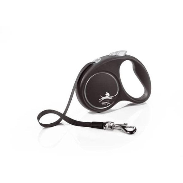 Рулетка Flexi (Флекси) design жовта 5м стрічка L (до 50кг)