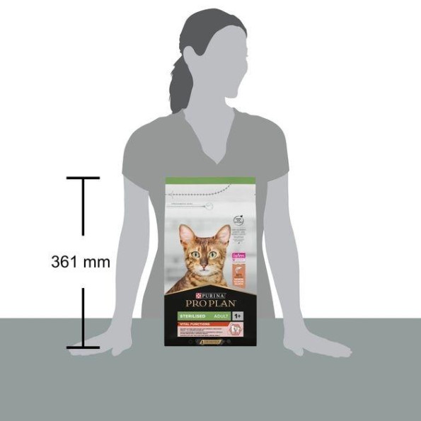 Pro Plan Sterilised Cod Trout корм для стерилізованих котів з тріскою та форелью 1,5 кг -
                                                        Фото 3