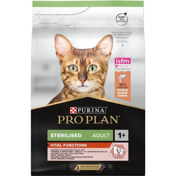 Pro Plan Sterilised Cod Trout корм для стерилізованих котів з тріскою та форелью 1,5 кг