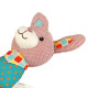 Іграшка Кролик з пискавкою та гумовим кільцем 18 см С87123В3 -
                                                        Фото 2