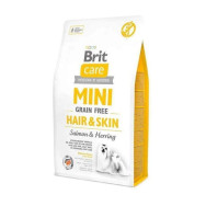 Brit Care GF Mini Hair Skin сухой корм для взрослых собак мелких пород имеющих длинную шерсть с лососем и сельдью 2кг Brit Care GF Mini Hair Skin сухой корм для взрослых собак мелких пород имеющих длинную шерсть с лососем и сельдью 2кг
