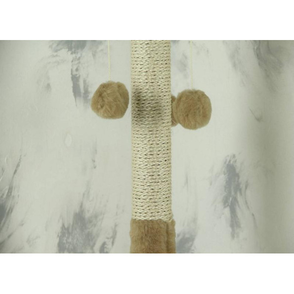 Когтеточка Арлекин, сизаль бежевая -
                                                        Фото 2