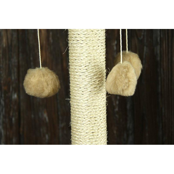 Когтеточка Арлекин, сизаль бежевая -
                                                        Фото 3