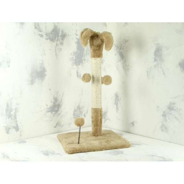 Когтеточка Арлекин, сизаль бежевая -
                                                        Фото 4