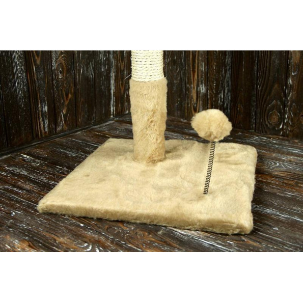 Когтеточка Арлекин, сизаль бежевая -
                                                        Фото 5